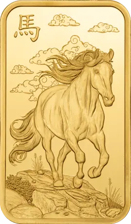 1 oz Lingotto d'oro | PAMP | Anno del Cavallo (1000 miles) | 2026