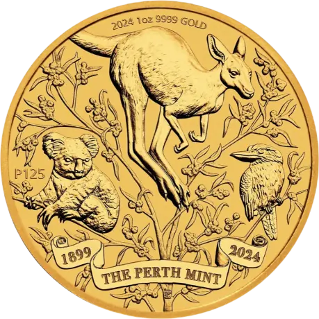 1 oz Perth Mint 125th Anniversary Gold Coin | 2024