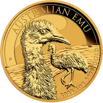 1 Uncja Perth Mint Emu Złota Moneta | 2022
