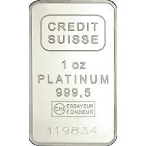 1 oz Lingotto di Platino | Credit Suisse