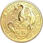 1 oz Queen's Beasts Dragon Gold Coin (2017)