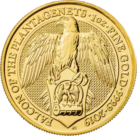 1 oz Queen's Beasts Falcon Gold Coin | 2019