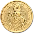 1 oz Queen's Beasts Einhorn Goldm&uuml;nze (2018)