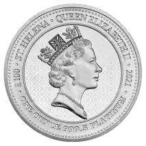 1 oz Saint Helena The Queen's Virtues: Victory Platynowa Moneta | 2021