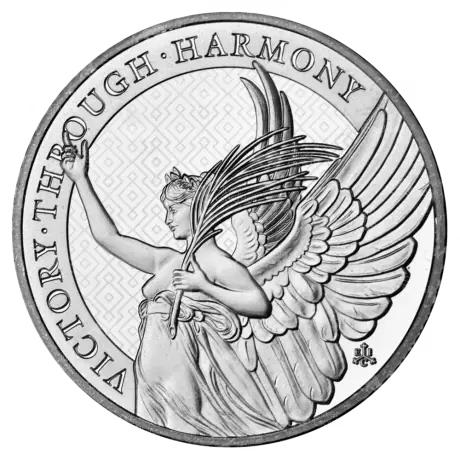 1 oz Saint Helena The Queen's Virtues: Victory Platynowa Moneta | 2021