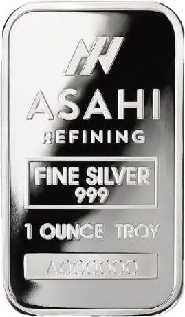 1 oz Silver Bar | Asahi