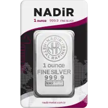 1 oz Silver Bar | Nadir | LBMA