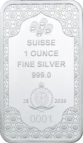 1 oz Silberbarren | PAMP | Eid Mubarak