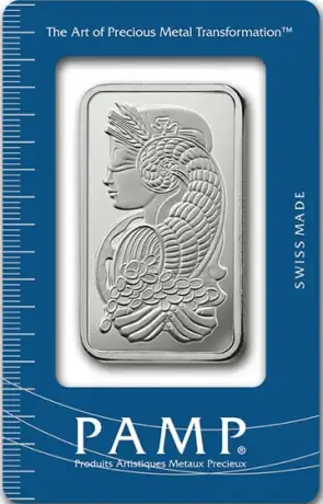 1 oz Silberbarren | PAMP |  Lady Fortuna