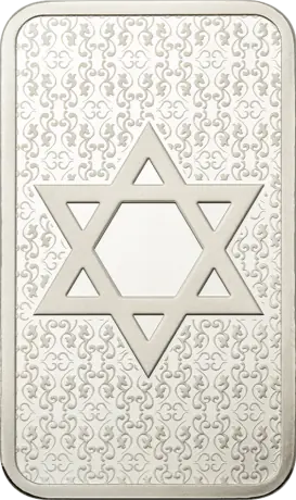 1 oz Silberbarren | PAMP | Star of David