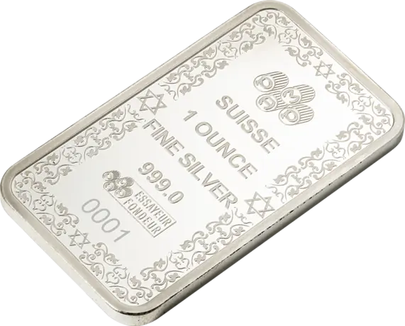 1 oz Silberbarren | PAMP | Star of David