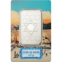 1 oz Silver Bar | PAMP | Star of David