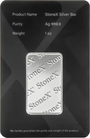 1 oz Srebrna Sztabka | StoneX Bullion