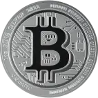 1 унция Bitcoin Серебряный монета