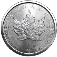 Canadian Maple Leaf Monedas de plata