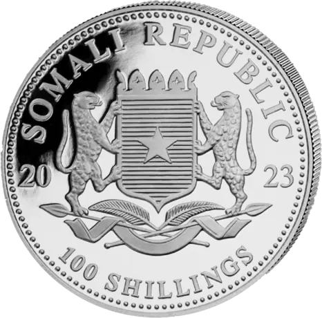 1 oz Somalia Elephant Silver Coin | 2023