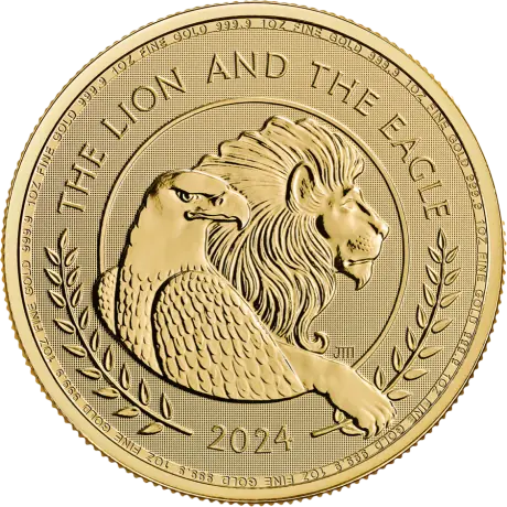 1 oz The British Lion and American Eagle Gold Coin | 2024