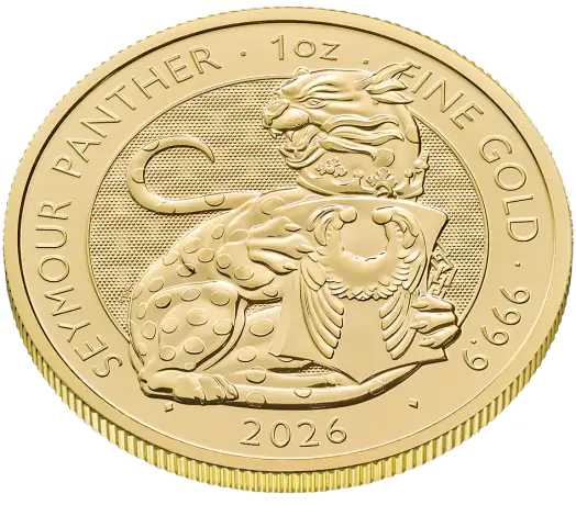 1 oz Tudor Beasts Seymour Panther | Goldm&uuml;nze | 2026