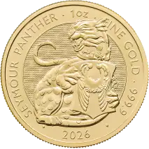 1 oz Tudor Beasts Seymour Panther | Oro | 2026