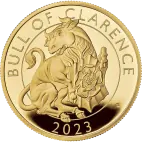 1 oz Tudor Beasts The Bull of Clarence Gold Coin | Proof | 2023