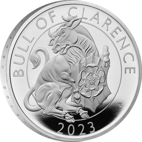 1 oz Tudor Beasts The Bull of Clarence Silver Coin | Proof | 2023