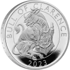 1 oz Tudor Beasts The Bull of Clarence | Plata | Proof | 2023