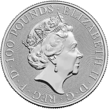 1 oz Tudor Beasts The Lion of England Platinm&uuml;nze | 2022