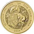 1 oz Tudor Beasts Unicorn Gold Coin | 2024