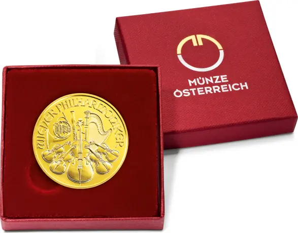 1 oz Vienna Philharmonic Case | Christmas Design