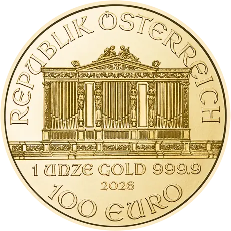 1 oz Vienna Philharmonic Gold Coin | 2026 - Gold Coins