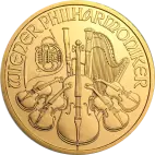 1 oz Filarmónica de Viena | Oro | Años Diversos