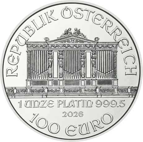 1 oz Philharmonique de Vienne | Platine | 2026