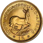 South African 1 Rand Gold Coin (1961 - 1983)