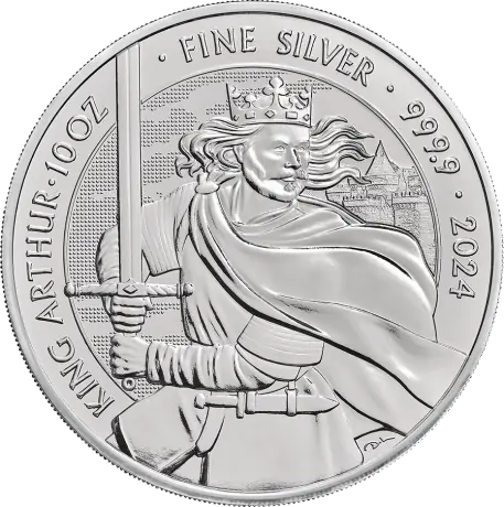 10 oz King Arthur Myths & Legends Silver Coin | 2024