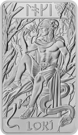 10 oz Loki Silver Bar | The Royal Mint
