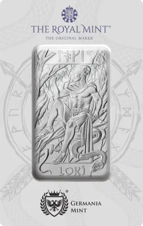 10 oz Loki Silver Bar | The Royal Mint