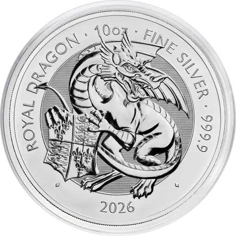 10 oz Tudor Beasts Royal Dragon Silver Coin | 2026