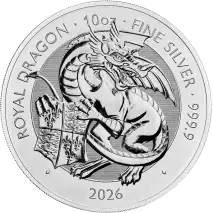 10 oz Tudor Beasts Royal Dragon Silver Coin | 2026