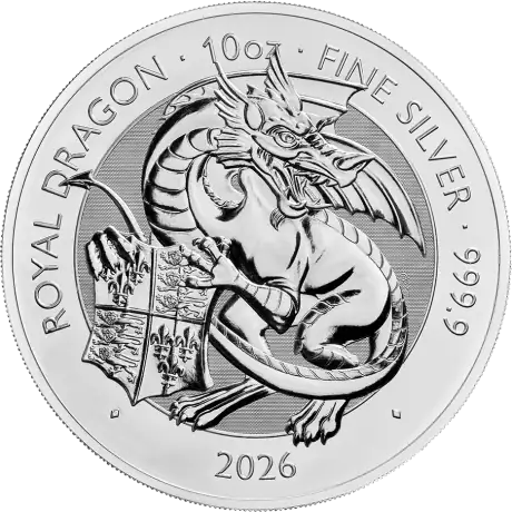 10 oz Tudor Beasts Royal Dragon Silver Coin | 2026