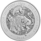 10 oz Tudor Beasts Unicorn Silver Coin | 2024