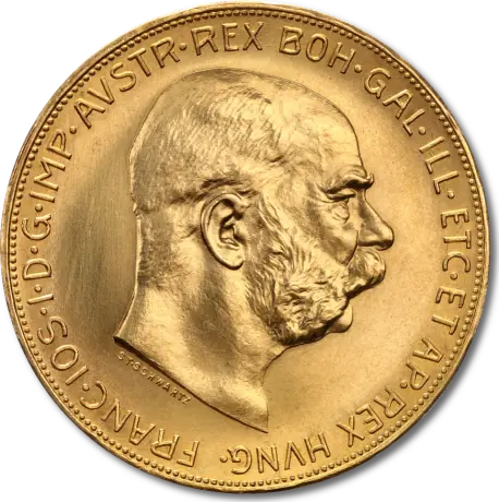 100 Corona Franz-Joseph I Austria Gold Coin