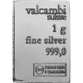 100 x 1gCombiBar&reg; de Plata | Valcambi | Embalaje da&ntilde;ado