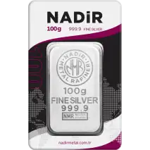 100g Silver Bar | Nadir | LBMA