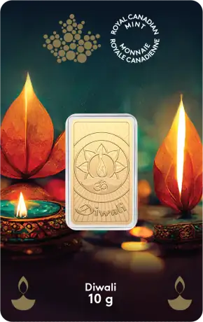 10g Diwali Lingote de Oro | Royal Canadian Mint