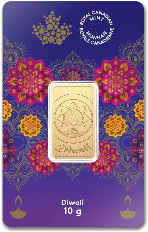 10 gr Diwali Lingotto d'Oro | Royal Canadian Mint