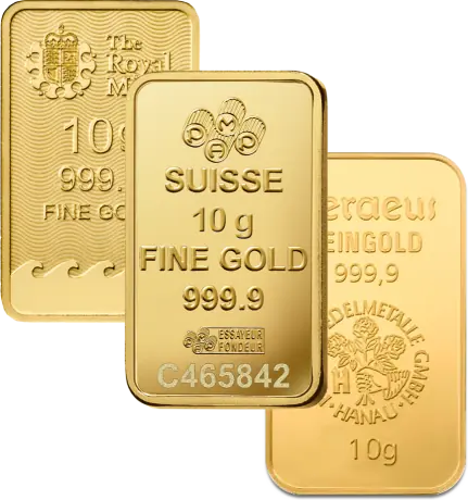 10g Gold Bar | Different Manufacturers