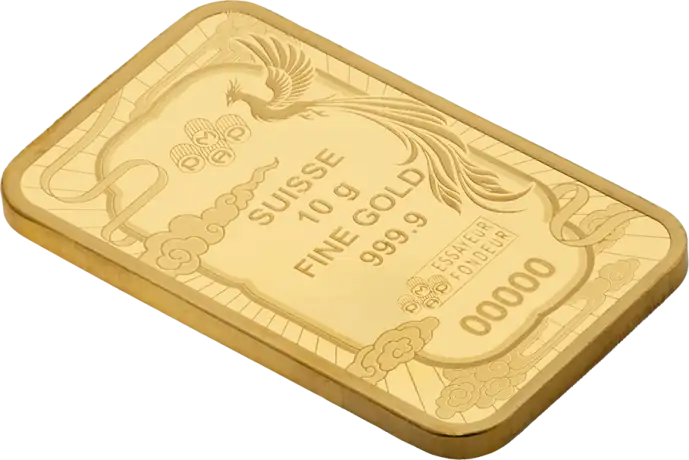 10 gr Lingotto d'oro | PAMP | Phoenix