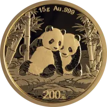 15g China Panda Gold Coin | 2026
