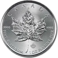 Maple Leaf Platinmünzen