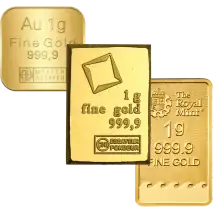1g Złota Sztabka | LBMA